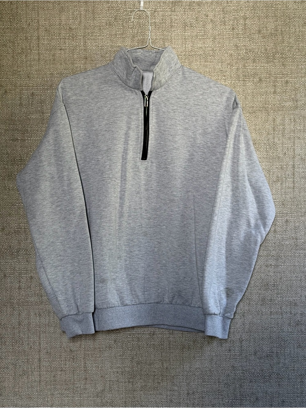 Gray Half-Zip Ladies Half-zip Sweatshirt